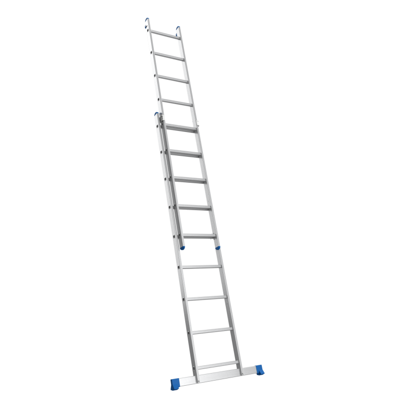 Лестница алюминиевая двухсекционная Меткас 2х9 (3.65 м)