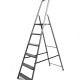 Стремянка стальная Меткас STD6-125, односторонняя, 6 ступеней, 125 кг, 1.97 м