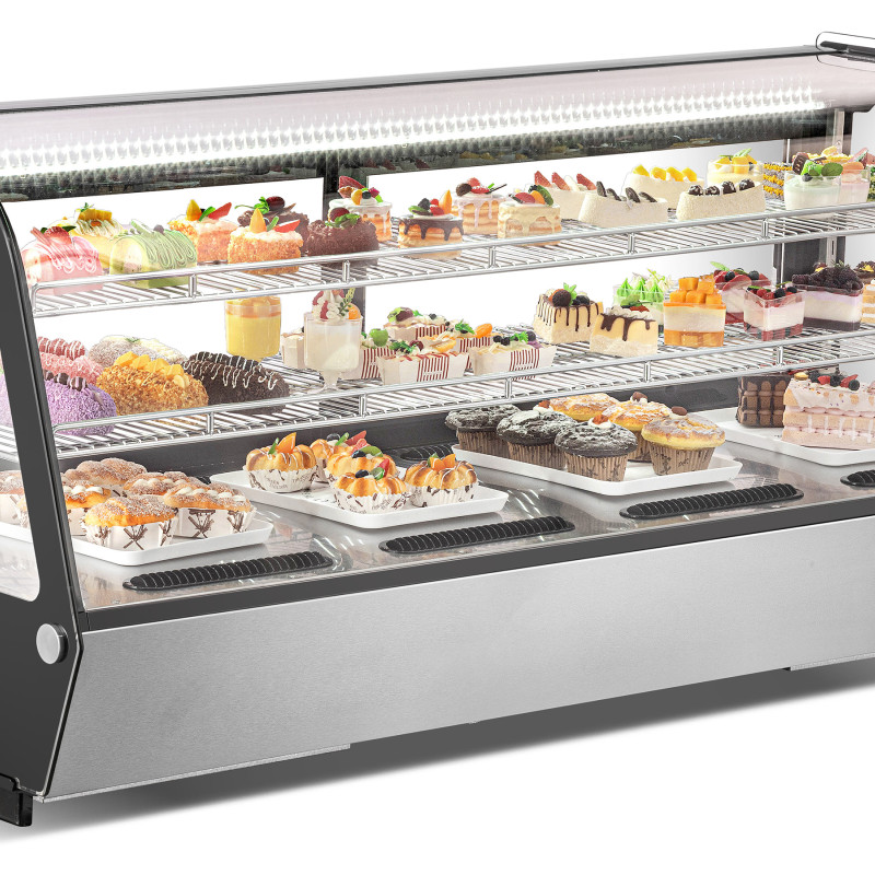 Вітрина холодильна GoodFood RTW250L нержавіюча сталь