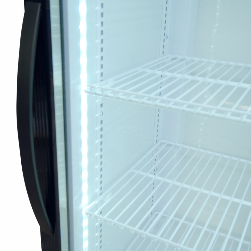 Шафа холодильна для напоїв GoodFood BC480NBW2LED чорна-біла
