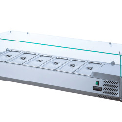 Вітрина холодильна для топінгу GoodFood GF-VRX1400/330-H6C