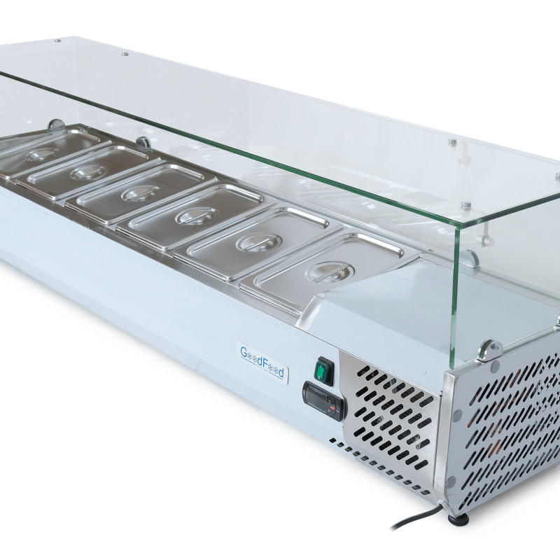Вітрина холодильна для топінгу GoodFood GF-VRX1400/330-H6C