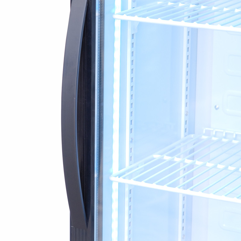 Шафа холодильна для напоїв GoodFood BC160NBW2LED чорна-біла
