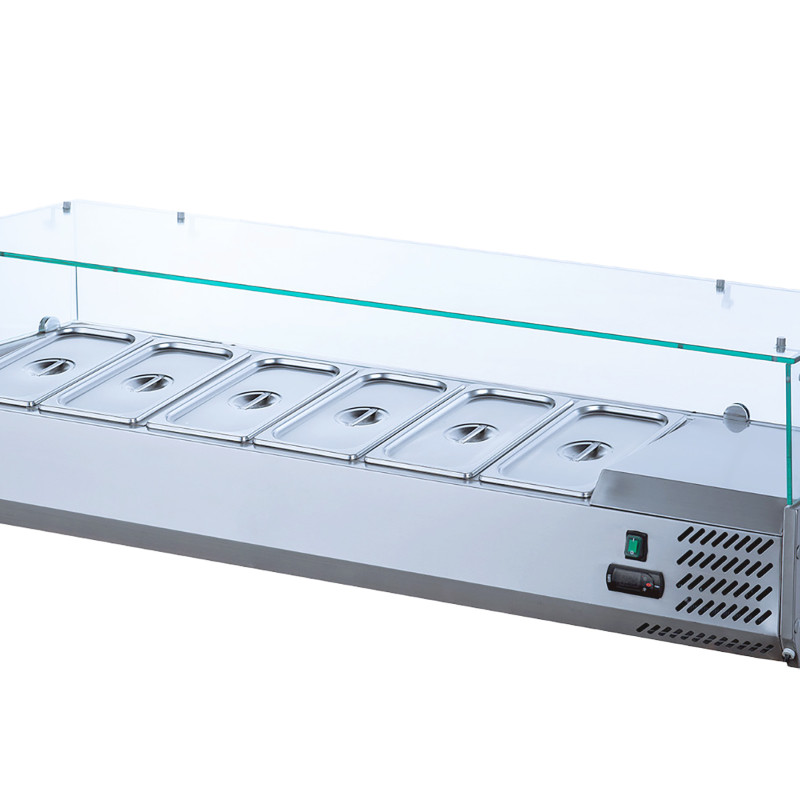 Вітрина холодильна для топінгу GoodFood GF-VRX1200/380-H6C