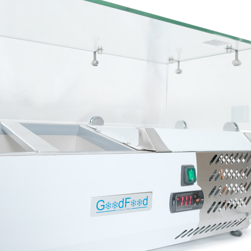 Вітрина холодильна для топінгу GoodFood GF-VRX1200/380-H6C