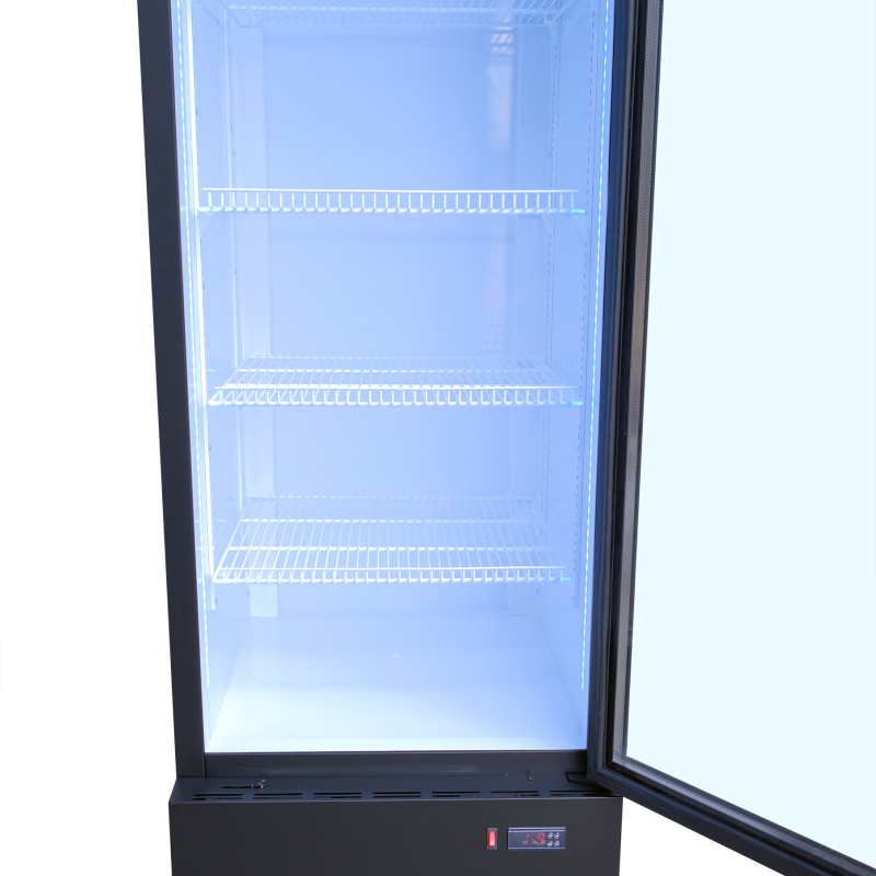 Шафа холодильна для напоїв GoodFood BC480BW2LEDCOL чорна-біла