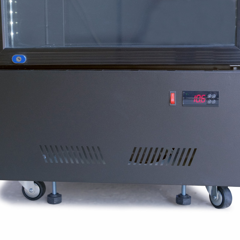 Шафа холодильна для напоїв GoodFood BC480BB2LED чорна-чорна
