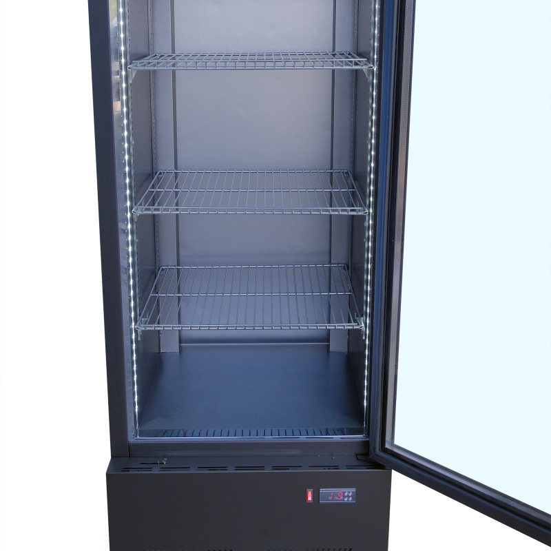 Шафа холодильна для напоїв GoodFood BC480BB2LED чорна-чорна