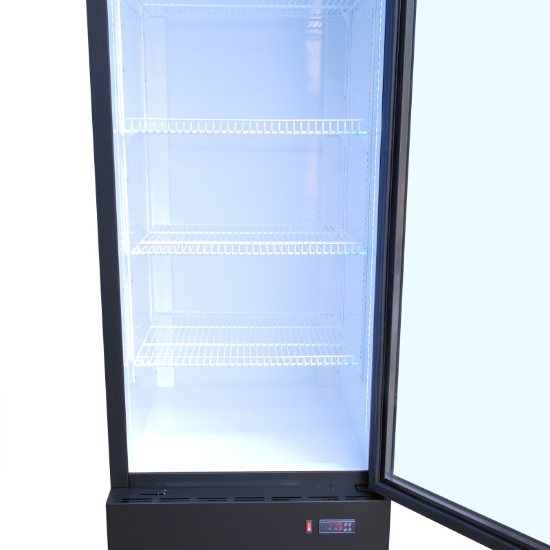 Шафа холодильна для напоїв GoodFood BC480BW2LED чорна-біла