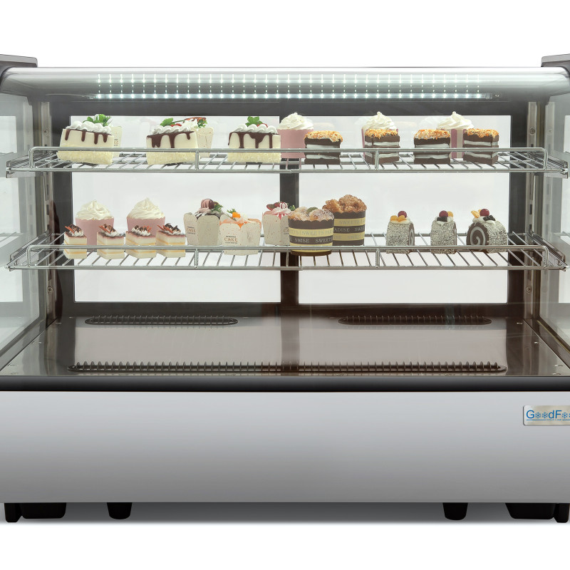 Вітрина холодильна GoodFood RTW160L нержавіюча сталь
